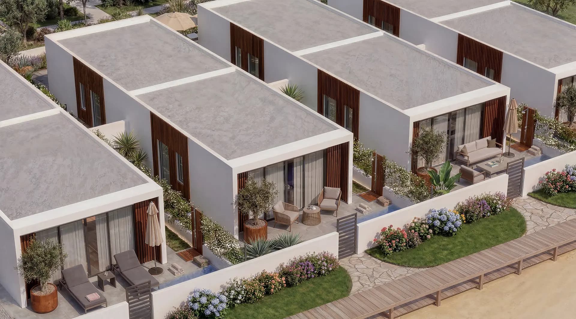 Villas desde el aire