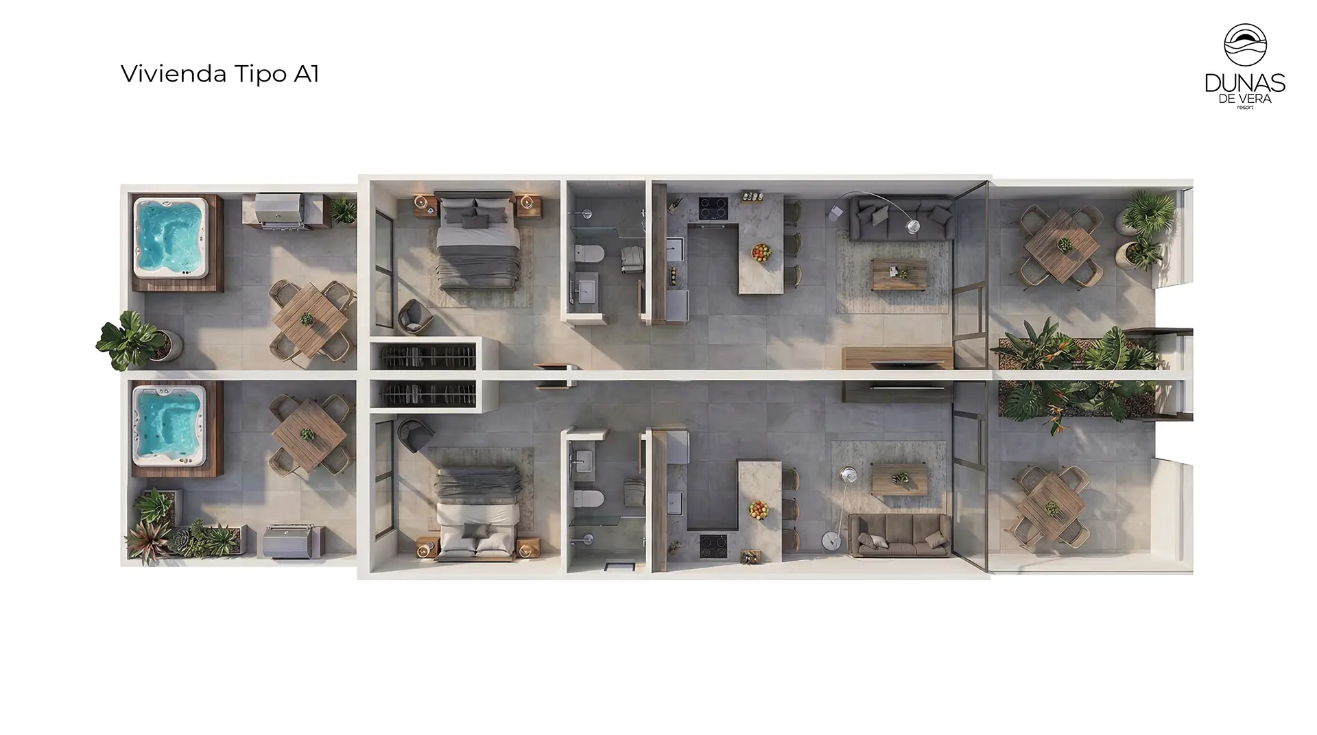 Apartamento 1 Dormitorio — Tipo A1