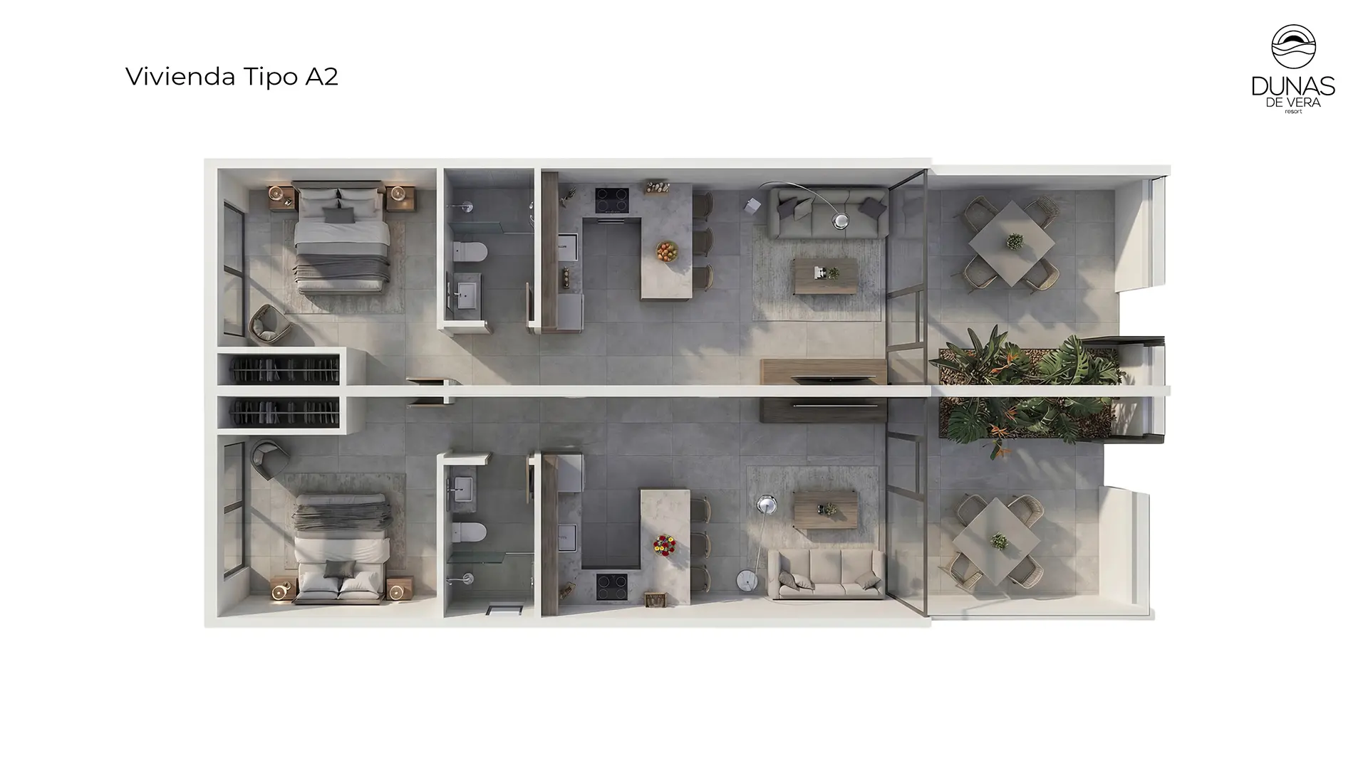 Apartamento 1 Dormitorio — Tipo A2