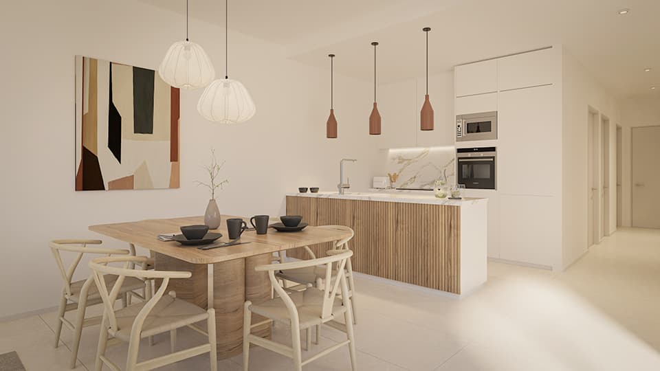 Cocina y comedor