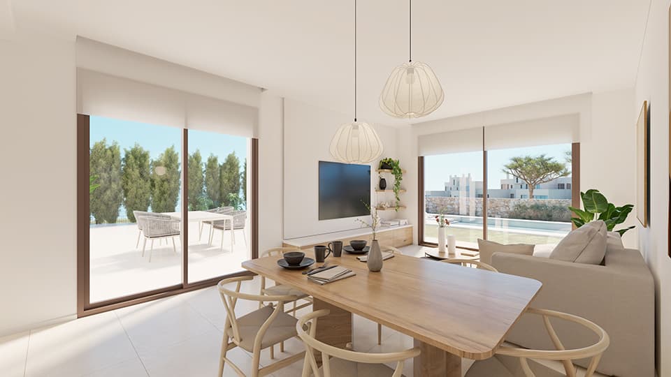 Salón con vistas