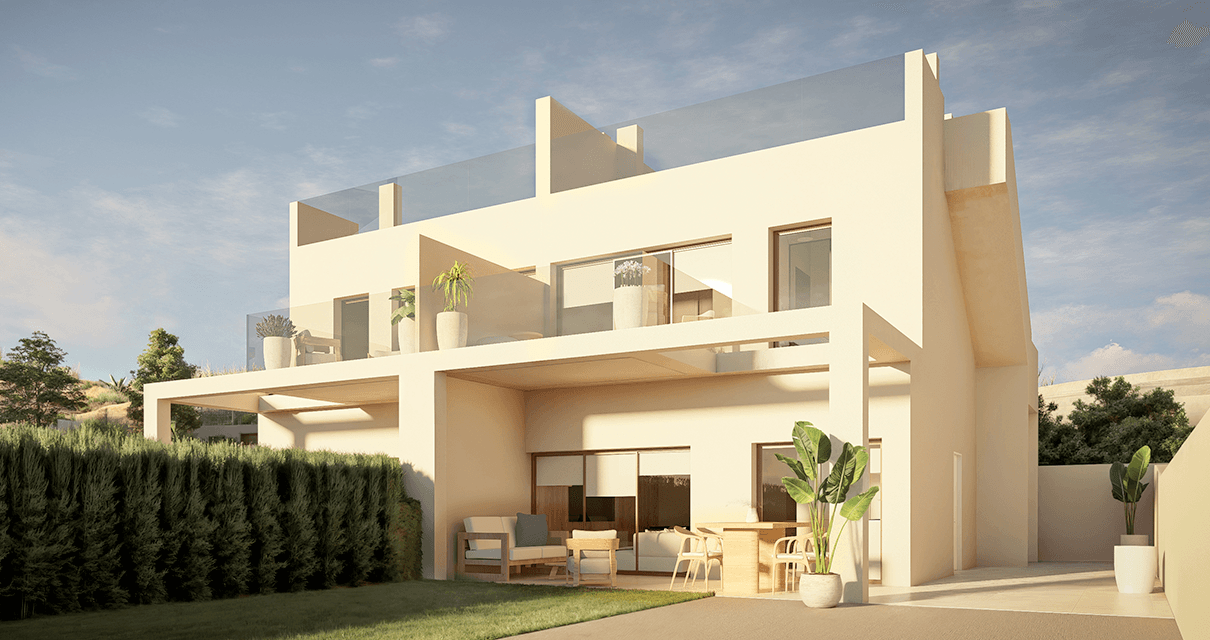Villas Aneas — render lateral